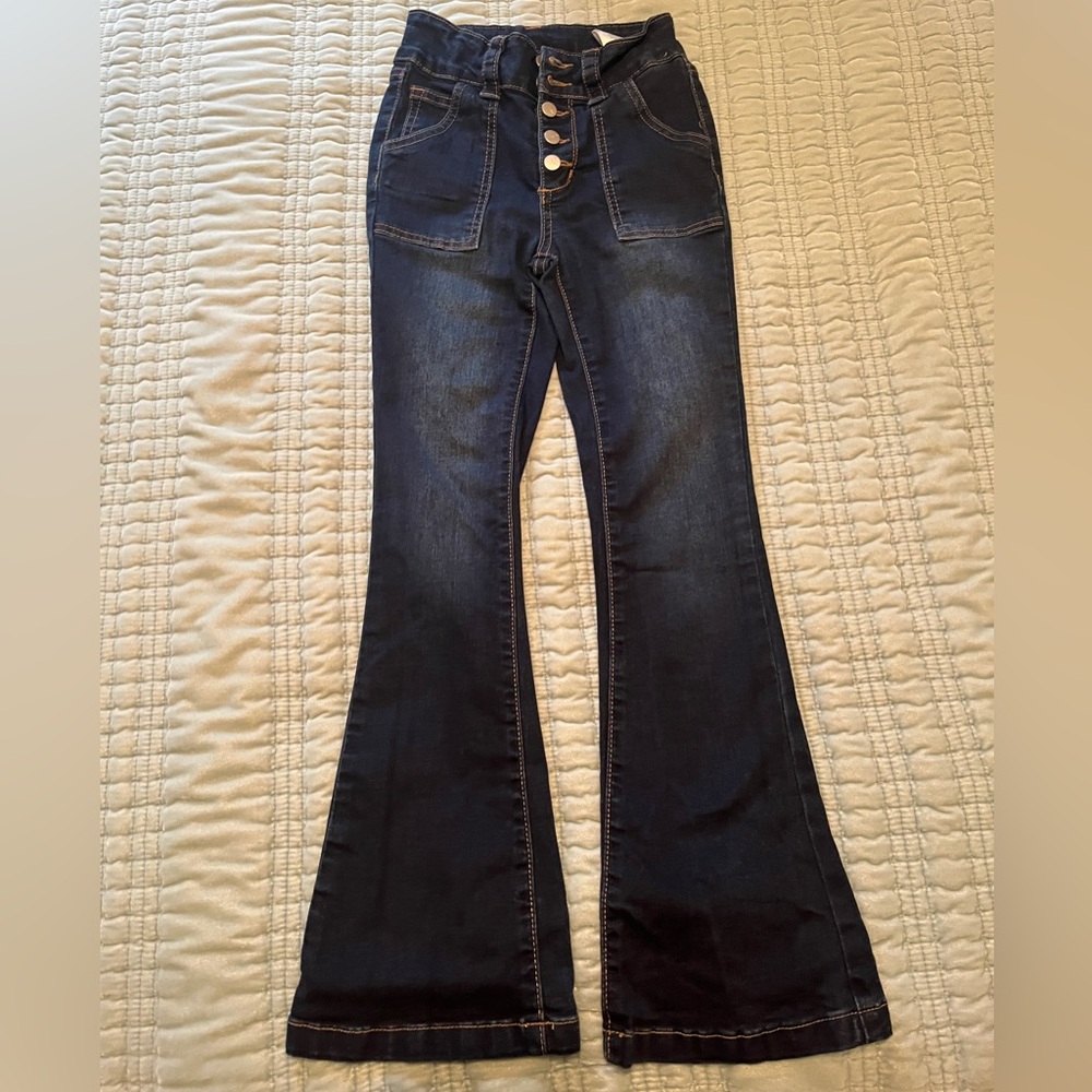 Joe's Jeans Dark Blue Flare Leg Denim